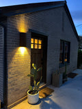 Rusted Raw Steel / Half Round / Light Sconce