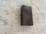 Patinaed Steel / 6" x 12" x 4" Rectangle / Light Sconce