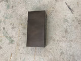 Patinaed Steel / 6" x 12" x 4" Rectangle / Light Sconce