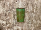 Light Sconce / Copper Verdigris / Half Round
