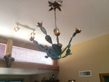 Copper Cactus Chandelier / Made to Order