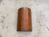 Rusted Raw Steel / Half Round / Light Sconce