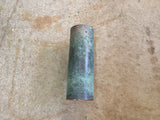 Dual Bulb Verdigris Copper Cylinder