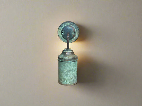 Lantern Style Verdigris Copper Light