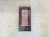 Contemporary Copper + Steel- Half Round