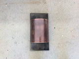 Contemporary Copper + Steel- Half Round