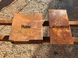 Half-Round Contemporary In Rust