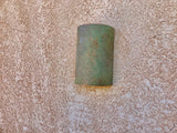 Light Sconce / Copper Verdigris / Half Round