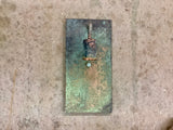 Copper Lighting / Exposed Bulb Verdigris / Light Sconce