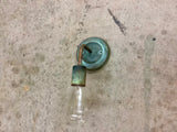 Copper Lighting / Round Minimalist in Verdigris / Wall Sconce