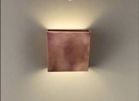 Copper Square / Light Sconce