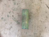 Dual Bulb Verdigris Copper Cylinder
