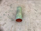 Dual Bulb Verdigris Copper Cylinder