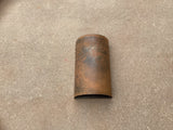 Rusted Raw Steel / Half Round / Light Sconce