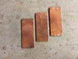 Copper Wall Art // 3 Piece Metal Art // Patina imagery on copper by Mike Dumas Copper Designs.