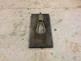 Light Sconce / Exposed Bulb Industrial / Steel Lighting