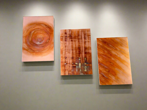 Copper / Flame Painted #0001 / Wall Art
