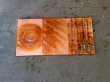 Copper / Flame Painted #0001 / Wall Art